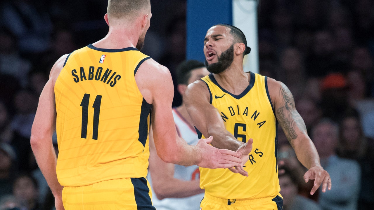 Sabonis, Oladipo lift Pacers over Knicks 107-101